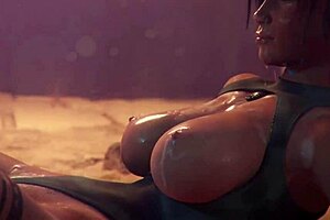 3D animated Lara Croft compilation according to Rule 34