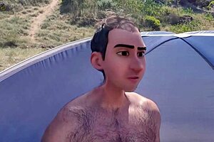 Step gay dad series – Surfs up – Clothing optional