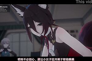 Himeko and Tingyun’s hot scene in Honkai: Star Rail fanart