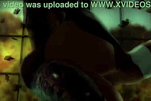 Cartoon cam girl with big ass and monster cock in 60 fps hentai video