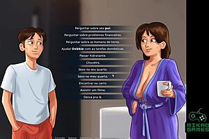 Big tits MILF enjoys rough sex in Summertime Saga ep 33