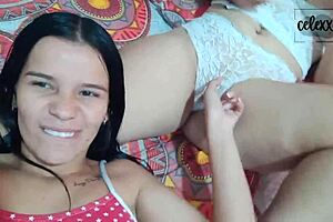 Beautiful Latina girl Dixy in hot POV scene at a party