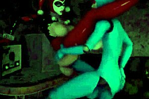 Harley Quinn in hardcore scenes with creampie and big cock action