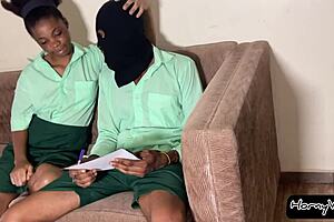Hot sex with classmates after lectures cannot wait