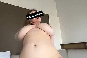Big natural tits bouncing during space sex adventure