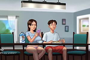 Jenny's route in the Summertime Saga has been updated with new technology