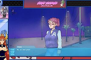 Vampires in night school: a hentai game with sexy redheads and big tits