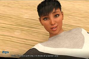 Adult visual novel WVM 151: Skye's tempting curves and sexual skills