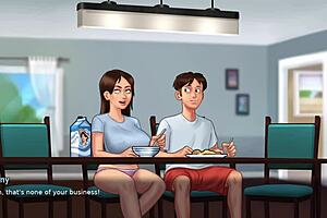 Jenny's route in the Summertime Saga has been updated with new technology