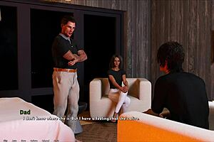 Visual novel with anime-style artwork and big tits