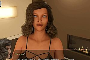 Cartoon sex with big tits and a creampied ass