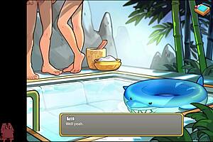 Adult game with anime lesbian action and big ass babes
