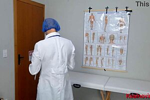 Married woman visits underground gynecologist for a secret pleasure