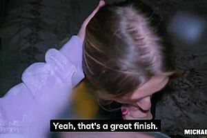 Big ass amateur couple tries out BDSM and gives blow jobs