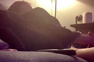 This is a solo performance of a man who likes to cum in the living room