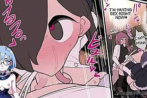 Sensual hentai with beautiful girls and futanari characters