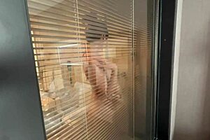 See how the beautiful Tara Summers takes a shower in the early morning