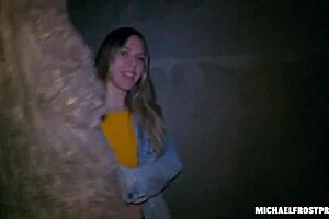 Big ass amateur couple tries out BDSM and gives blow jobs