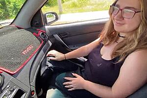 A young woman who got stranded on the side of the road accepts a ride from a kind couple