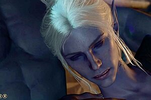 Naked playthrough of Baldur's Gate 3 with Minthara's sexy scene
