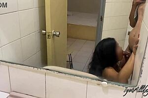 Filipina wife and lover have sex at the hotel