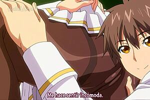 Hentai cartoon features big tits and ass fucking action