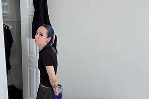 Petite step sister gets punished and fucked hard