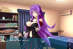 Hentai game with a princess and a dragon woman, new episode