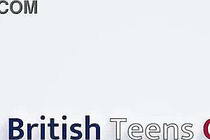 Young British girl gets spit roasted in this hardcore scene