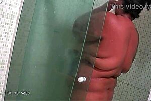 MILF stepmom caught on hidden camera in homemade video
