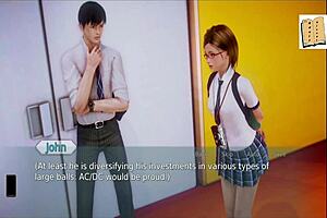 Interactive game with a scientific theme on PC