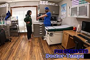Alix Avery in a shocking roleplay with Dr. Tampa and handcuffs