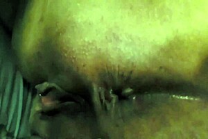 First time my wife gets spunk on her pussy lips