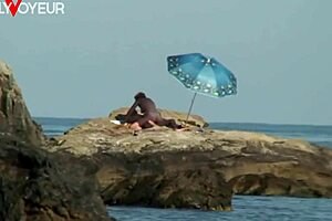 Sun-soaked outdoor sex act caught on camera publicly