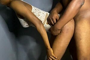 Light brown skin beauty enjoys rough sex