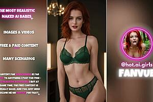 Beautiful women in lingerie in a photo gallery created with the help of AI