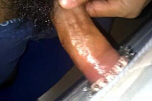 Big dick teen masturbates with rubber toy