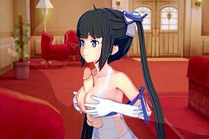 Danmarchi Hestia's unbridled passion in her luxurious mansion