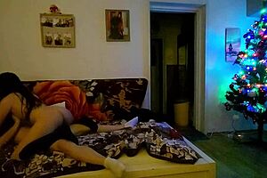 Homemade video of amateur couple having sex at midnight