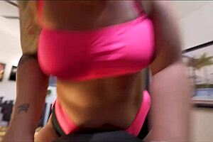 Taboo MILF Charley Hart in intense 1-on-1 wrestling scenes