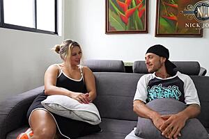 Amateur cousins have sex before their parents come home