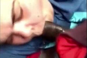 Hardcore sex leads to cum in mouth and emesis