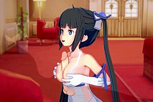 Danmarchi Hestia's unbridled passion in her luxurious mansion
