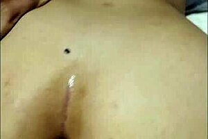 First time trying out anal with my sex toy