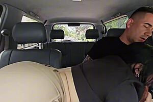 Brunette Colombian MILF gets fucked in public parking lot