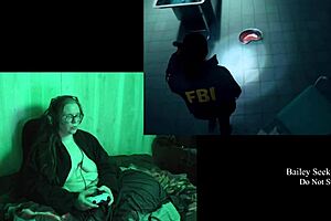 Alan Wake 2 naked playthrough part 2: commented gameplay with big natural tits and glasses fetish