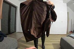 Hot milf Calla in pantyhose, cheating and cumming hard