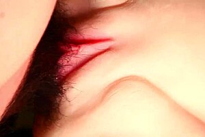 Beautiful woman’s wet and juicy vagina in close-up detail