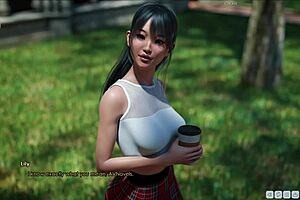 3D porn game with curvy and chubby girls
