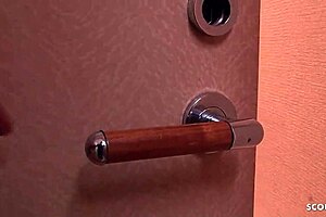 Petite Japanese step-sister caught masturbating and seduces